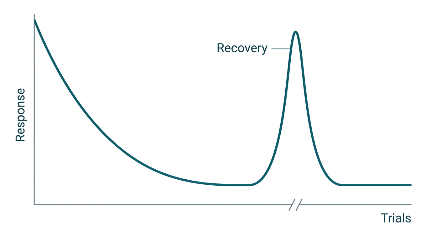 AI agent response curve showing decline, gap, and recovery